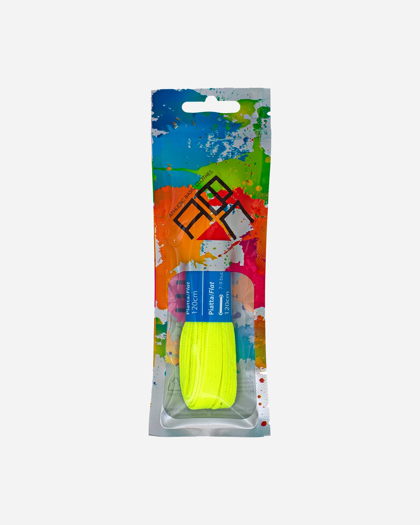 Lacci ABC 120 CM PIATTA - Giallo - 1 | Cisalfa Sport